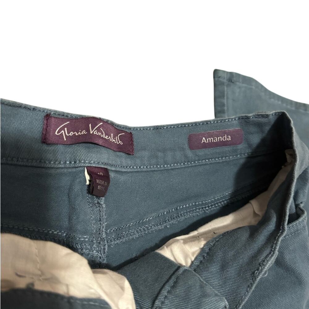 Blue Pants Gloria Vanderbilt Amanda size 10 ❤️ - Picture 5 of 6